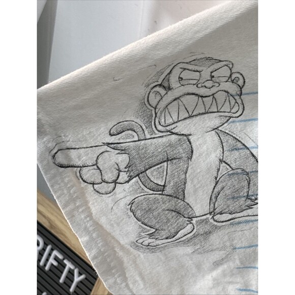 Family Guy Tee Cartoon TV Show Sketch Pad Math Homework Graphic Liquid Blue Sz L - Picture 2 of 14
